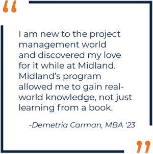 Demetria Carman Alumni Spotlight Quote