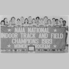 1989 Midland Women’s Indoor Track & Field Team