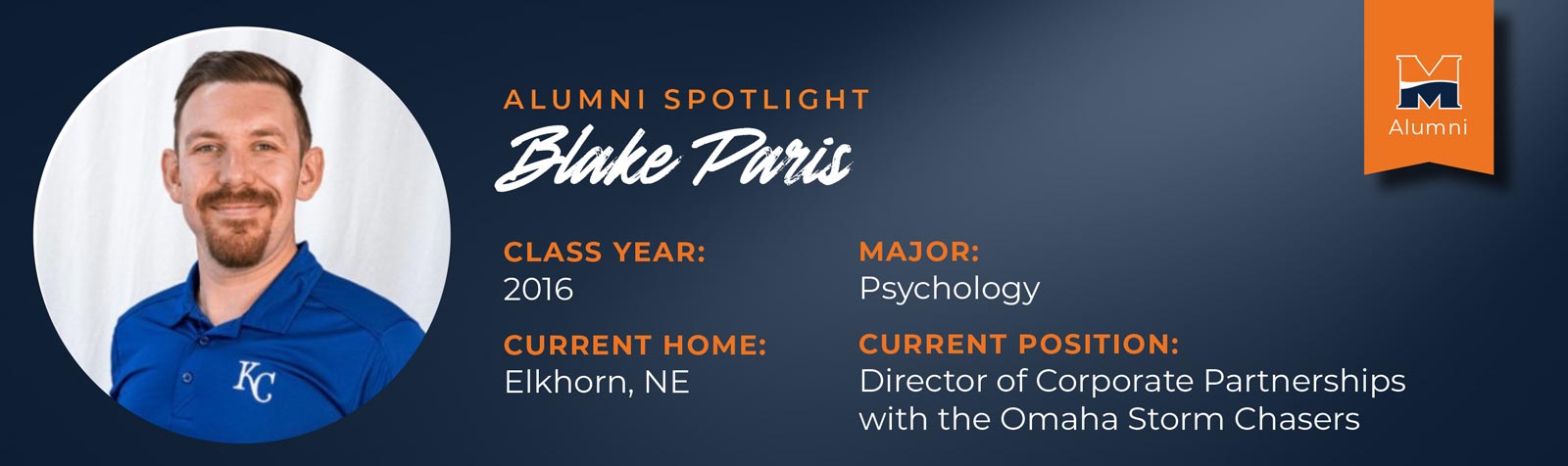 Blake Paris Alumni Spotlight