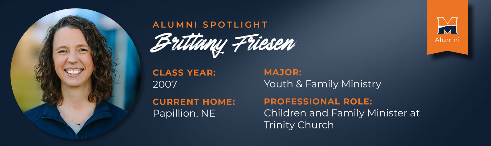 Brittany Friesen Alumni Spotlight