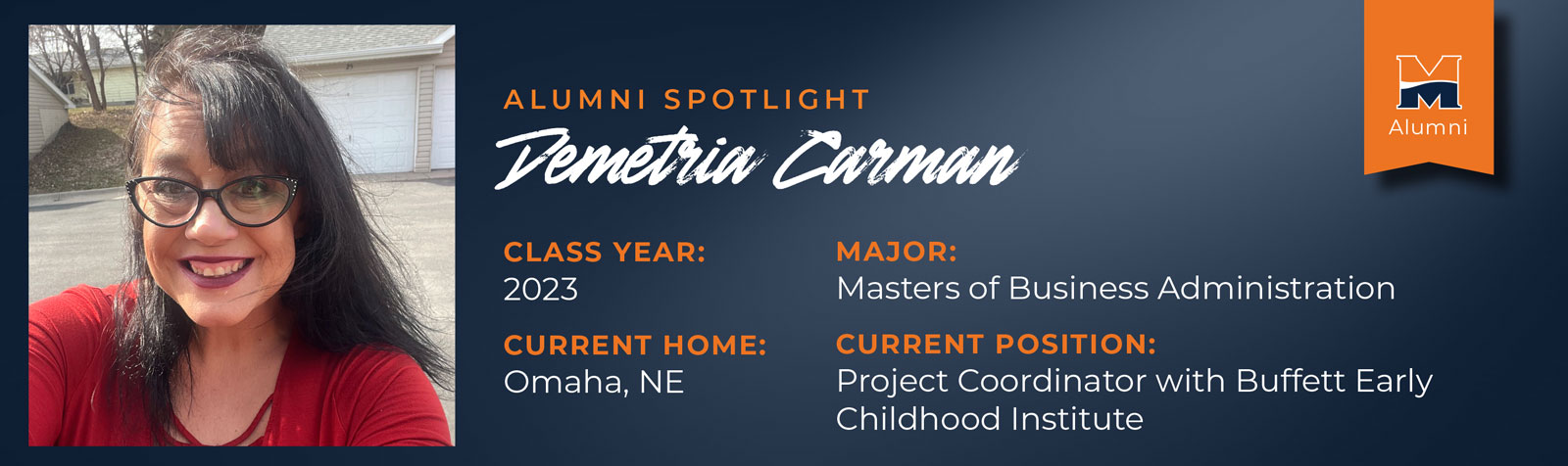 Demetria Carman Alumni Spotlight