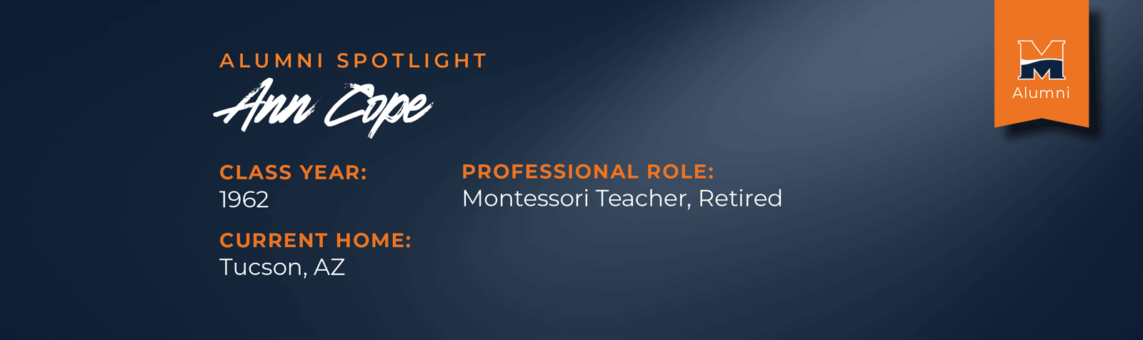 Ann Cope Alumni Spotlight