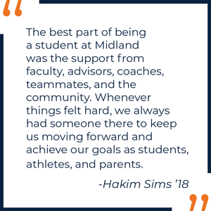 Hakim Sims Alumni Spotlight Quote
