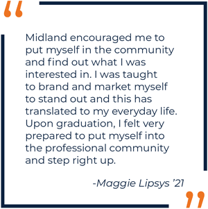 Maggie Lypsis Alumni Quote