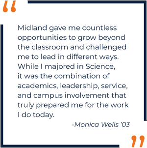 Monica Wells Alumni Spotlight Quote