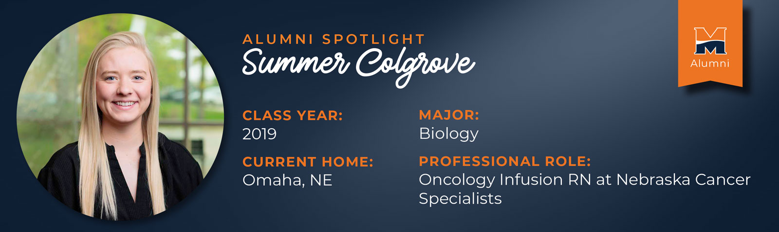 Summer Colgrove Alumni Spotlight